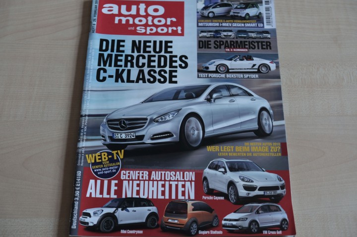 Deckblatt Auto Motor und Sport (06/2010)